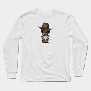 Baby Platypus Zombie Hunter Long Sleeve T-Shirt